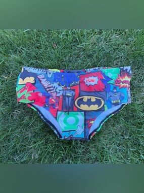 SAMPLE/Men’s Comic Superhero Swim Briefs - Multicolor
